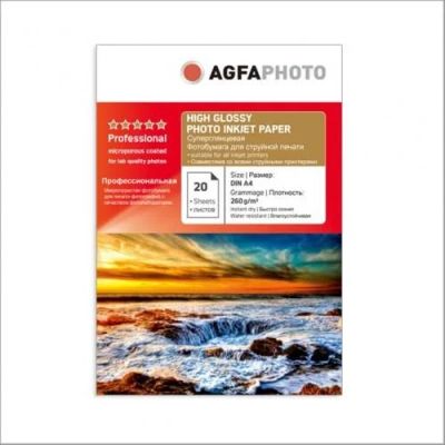 Лот: 5548685. Фото: 1. Бумага AGFA Суперглянцевая A4... Фотобумага, плёнка