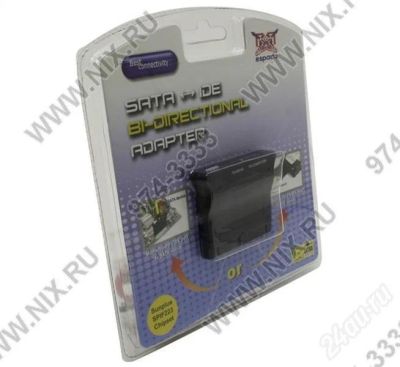 Лот: 707291. Фото: 1. Espada <FG-BSA2-S1-1IDE-1PBN-NA-CT21... Шлейфы, кабели, переходники