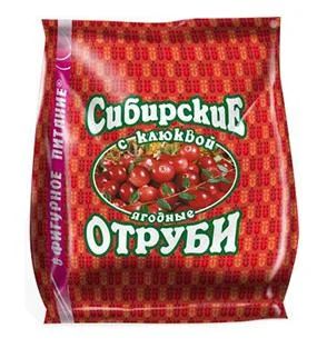 Лот: 6085964. Фото: 1. Сибирские отруби. С клюквой. пакет... Другое (красота и здоровье)