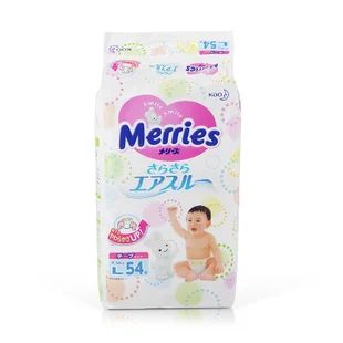 Лот: 6867969. Фото: 1. Подгузники Merries, размер L... Детская гигиена