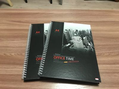 Лот: 16211670. Фото: 1. Записная книжка А4 на гребне 120... Записные книжки, ежедневники, блокноты