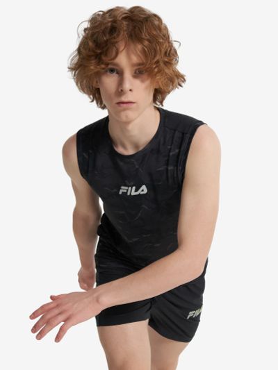 Лот: 25133389. Фото: 1. Майка для мальчиков FILA, Черный. Топы, майки