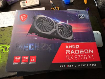 Лот: 19515024. Фото: 1. 12GB 6700 XT MSI mech X2 новая... Видеокарты