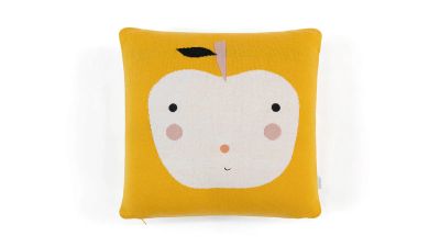 Лот: 23759625. Фото: 1. Подушка декоративная Funny apple. Одеяла, подушки