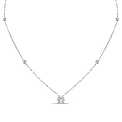 Лот: 24648712. Фото: 1. Колье с бриллиантами. Колье