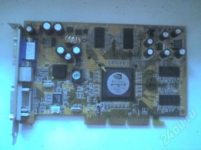 Лот: 463332. Фото: 1. GE force 4200 ti без куллера. Видеокарты