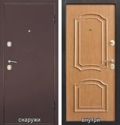 Лот: 4196170. Фото: 1. Дверь входная металлическая Интерио... Двери входные