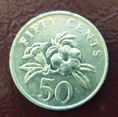 Лот: 19470153. Фото: 1. Сингапур 50 центов 1997 KM# 102. Азия