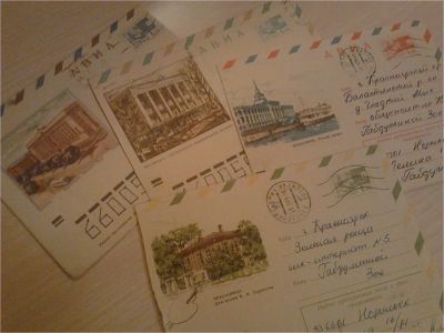 Лот: 7595751. Фото: 1. Почтовые конверты Красноярск. Открытки, конверты