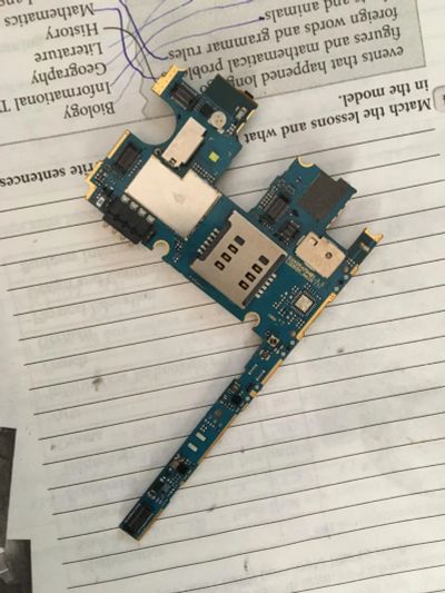 Лот: 8041100. Фото: 1. Системная плата lg g pro lite... Микросхемы и платы