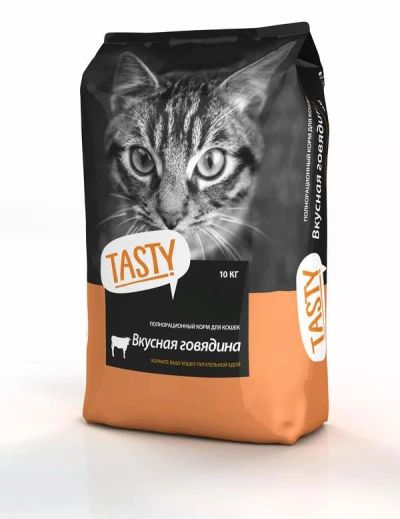 Лот: 13964150. Фото: 1. Tasty (Тэсти) Говядина 10кг сухой... Корма