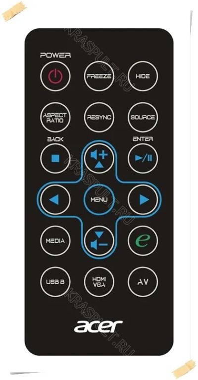 Лот: 15906704. Фото: 1. Пульт ACER K330. Пульты ДУ