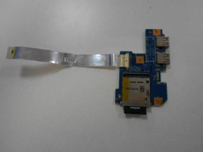 Лот: 10651972. Фото: 1. Плата usb портов для ноутбука... Платы расширения, контроллеры, доп. порты