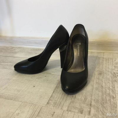 Лот: 9747838. Фото: 1. Туфли женские кожаные черные на... Туфли