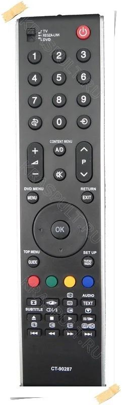 Лот: 15905248. Фото: 1. Пульт TOSHIBA CT-90287. Пульты ДУ