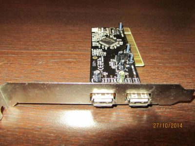 Лот: 4982662. Фото: 1. Плата расширения с USB планкой... Платы расширения, контроллеры, доп. порты