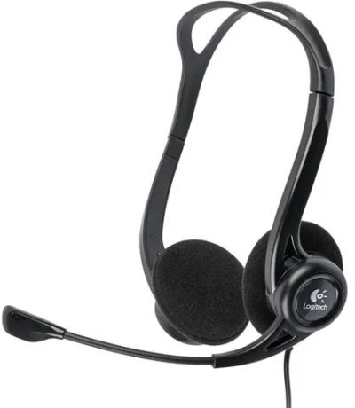 Лот: 25594433. Фото: 1. Наушники Logitech PC Headset 960... Наушники, гарнитуры
