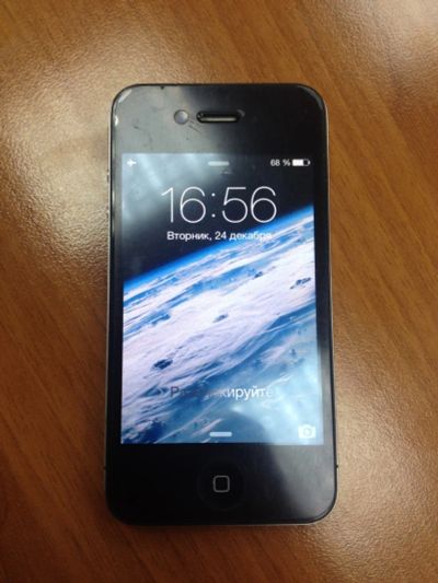 Лот: 3543396. Фото: 1. Телефон Iphone 4 16g в хорошем... Смартфоны