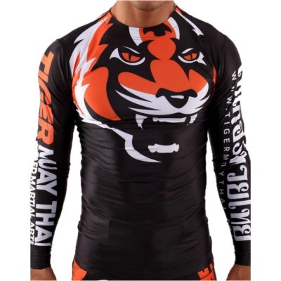 Лот: 6958526. Фото: 1. Продам рашгард лонгслив TIGER... Одежда для боевых искусств