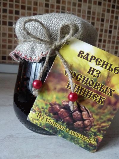 Лот: 2095442. Фото: 1. Варенье из Шишек компании "Лакомый... Консервы
