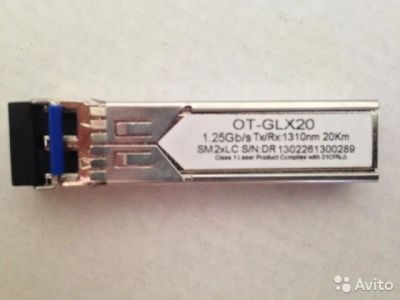 Лот: 10995846. Фото: 1. SFP модуль OT-GLX20 1.25Gb/s 1310... Коммутаторы