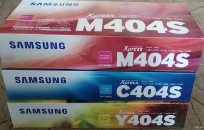 Лот: 17100809. Фото: 1. Картридж Samsung CLT-M404S, CLT-Y404S... Картриджи, расходные материалы