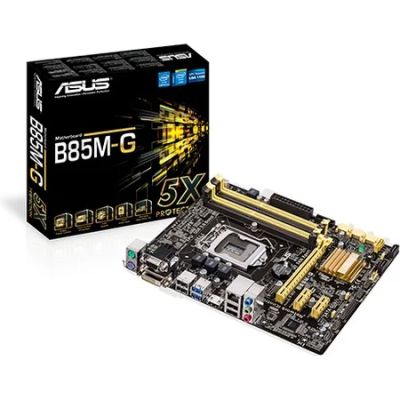 Лот: 6559927. Фото: 1. ASUS B85M-G. Материнские платы