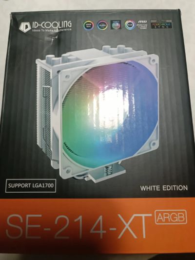 Лот: 19510927. Фото: 1. Id-cooling 214-xt argb white. Системы охлаждения