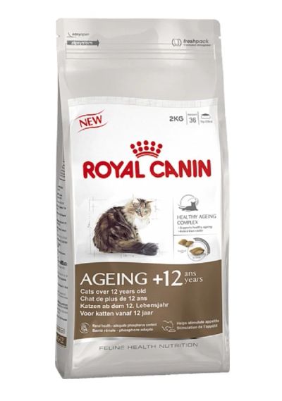 Лот: 5091033. Фото: 1. Корм Royal Canin Ageing +12 для... Корма