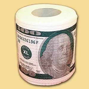 Лот: 3107051. Фото: 1. туалетная бумага 100$. Другое (сувениры, подарки)