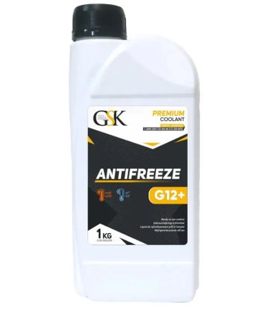 Лот: 21339812. Фото: 1. Антифриз GSK G12+ желтый 1кг. Масла, жидкости