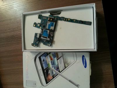 Лот: 11006331. Фото: 1. Плата Galaxy note 2 N7100. Микросхемы и платы