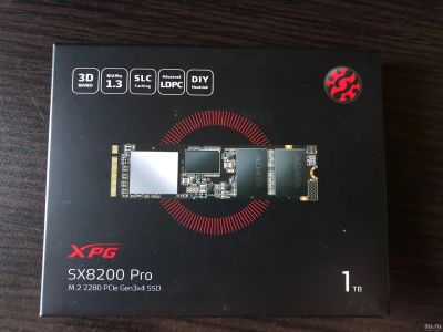 Лот: 14025791. Фото: 1. 1TB SSD AData SX8200 Pro M.2 NVMe... SSD-накопители