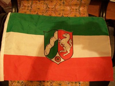 Лот: 5102460. Фото: 1. Флаг флажок Северный Рейн-Вестфалия... Флаги, гербы