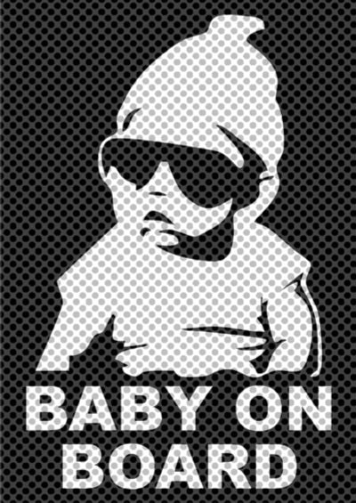 Лот: 3866986. Фото: 1. Виниловая наклейка =Baby on Board... Тонировка, автовинил