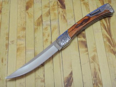 Лот: 9096173. Фото: 1. Нож складной "Лань". Сталь 65Х13... Ножи, топоры
