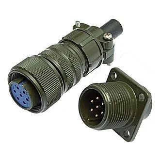 Лот: 17510603. Фото: 1. Авиационный разъем CX16Z7FG1 7pin. Разъёмы