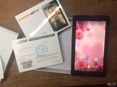 Лот: 13753659. Фото: 1. Планшет Digma HIT 4G (В коробке... Планшеты