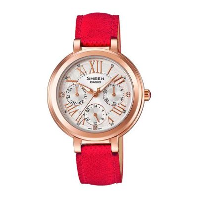 Лот: 23846017. Фото: 1. Женские часы CASIO Sheen SHE-3034GL-7B. Оригинальные наручные часы