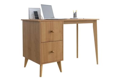 Лот: 24899553. Фото: 1. Cтол рабочий с тумбой Hoff Wood. Компьютерные и письменные столы