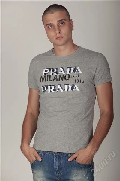 Лот: 2103174. Фото: 1. Футболка Prada. Футболки, поло