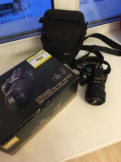 Лот: 6500775. Фото: 1. nikon d5100 kit vr 18-105 возможен... Цифровые зеркальные