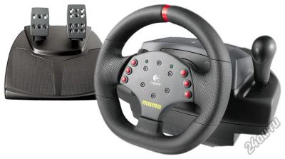 Лот: 6989645. Фото: 1. logitech MOMO руль. Рули, джойстики