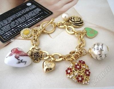 Лот: 1393391. Фото: 1. Браслет Juicy Couture. Браслеты