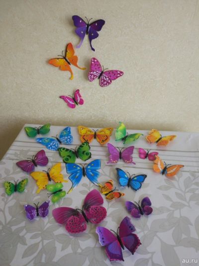 Лот: 13669805. Фото: 1. Бабочки-магнитики. Магниты сувенирные