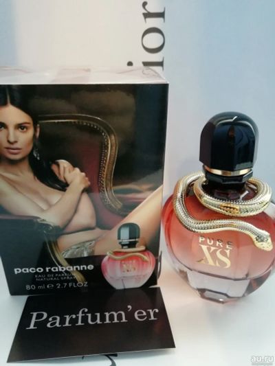 Лот: 13051647. Фото: 1. Paco Rabanne Pure XS, 80ml LUX. Женская парфюмерия