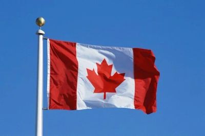 Лот: 11622233. Фото: 1. Флаг Канады 150 на 90 см. Флаги, гербы