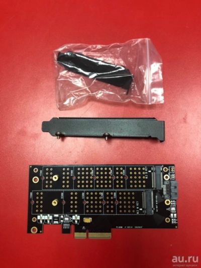 Лот: 12969180. Фото: 1. QNINE Dual M.2 PCIe Adapter, M2... Платы расширения, контроллеры, доп. порты