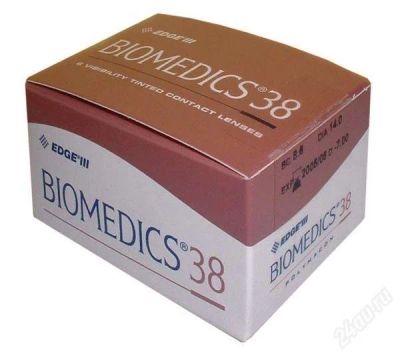 Лот: 1170011. Фото: 1. Контактные линзы Biomedics 38... Контактные линзы