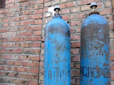 Лот: 9103897. Фото: 1. Балон кислородный 40,0л. Баллоны, газ в баллонах